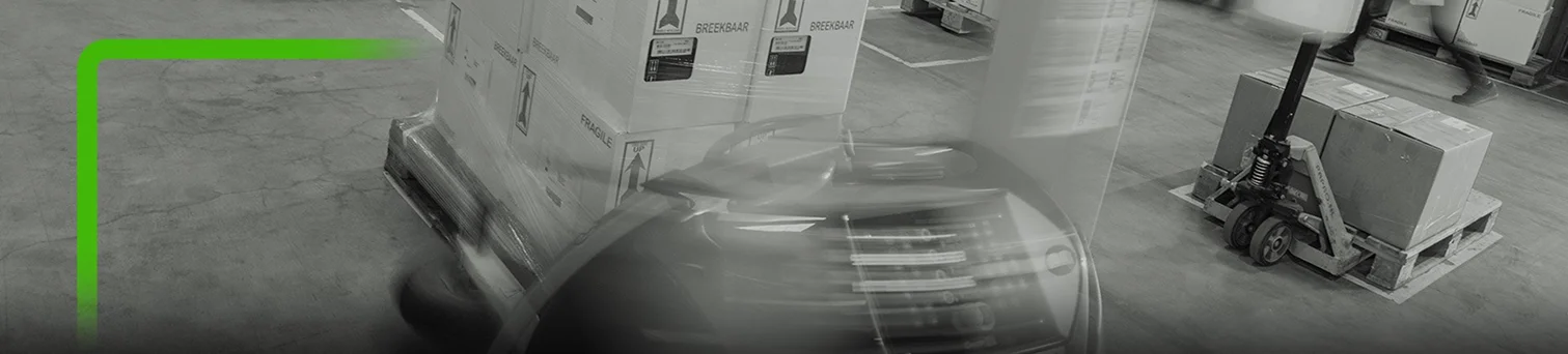 Pallet logistiek in MoreStorage opslagruimte